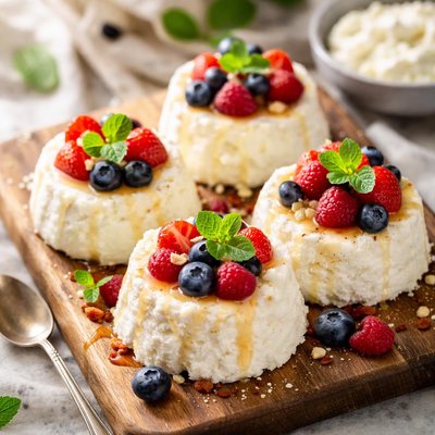 Cottage cheese based dessert
