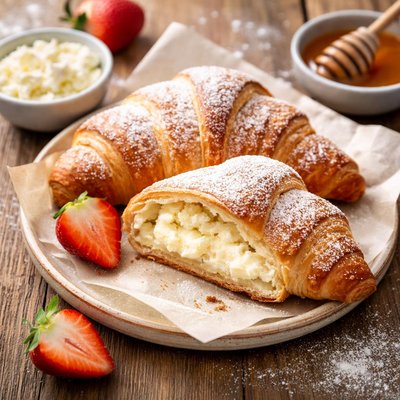 Cottage cheese croissant