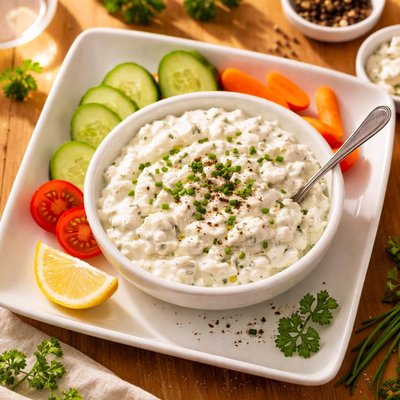 Cottage cheese dressing