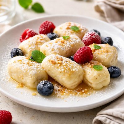 Cottage cheese dumplings