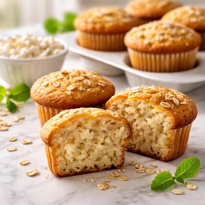 Cottage cheese muffin