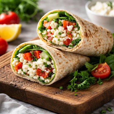 Cottage cheese wrap