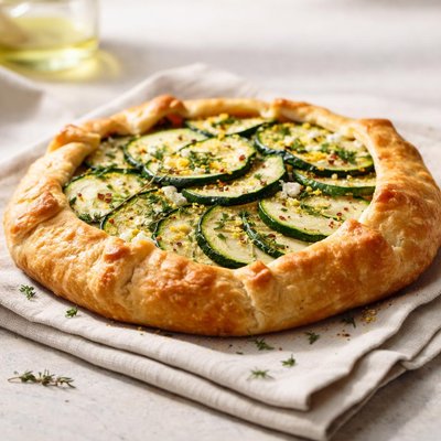 Courgette galette