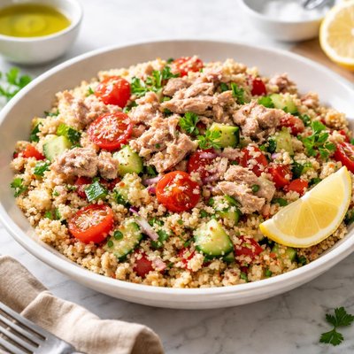 Cous cous with tuna