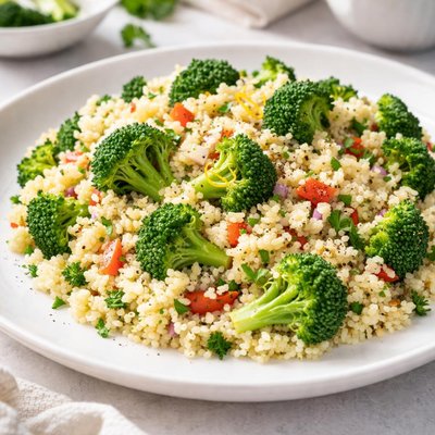 Couscous with broccoli
