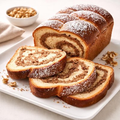 Cozonac de casa cu nuca