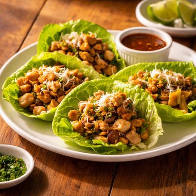 Cpk  lettuce chicken wraps