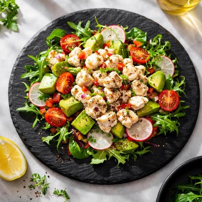 Crab avocado salad