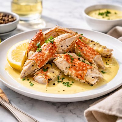 Crab beurre blanc