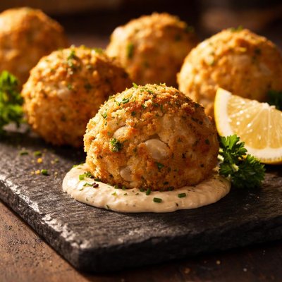 Crab cake ball