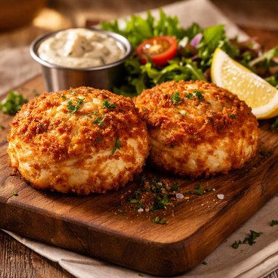 Crab cake landrys seafood