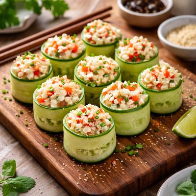 Crab cucumber roll