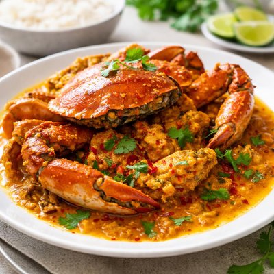 Crab curry