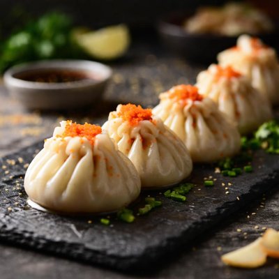 Crab dumplings