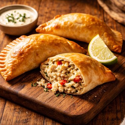 Crab empanada