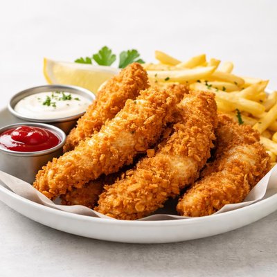 Crab shack chicken tenders basket