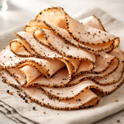 Cracked black pepper deli turkey