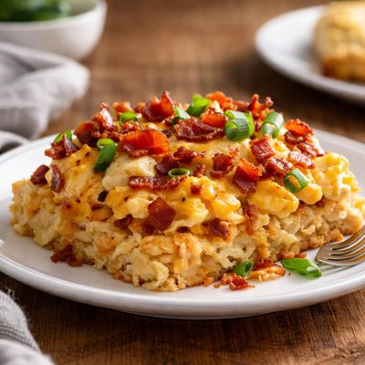 Cracker barrel bacon n egg hashbrown casserole