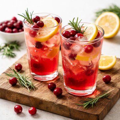 Cranberry lemonade drink