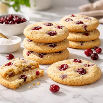 Cranberry sugar cookies
