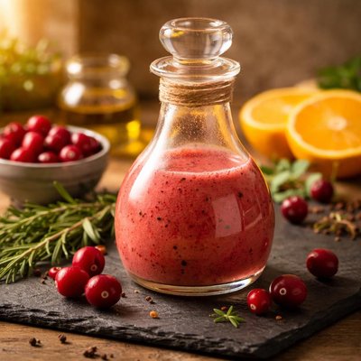 Cranberry vinaigrette