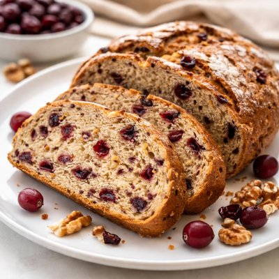 Cranberry walnut bread