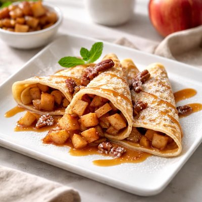 Crape with apple