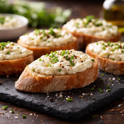 Cream cheese baguette