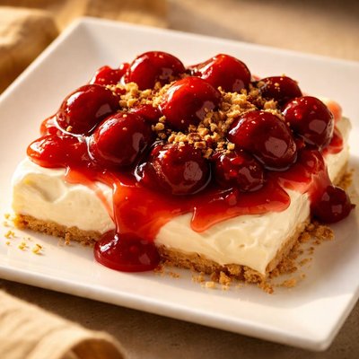 Cream cheese cherry pie filling