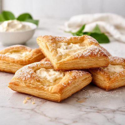 Cream cheese puff pastry