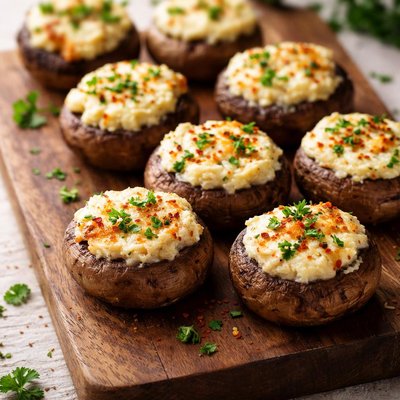 Cream cheese stuffed muahrolms