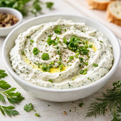 Cream cheese with herbs