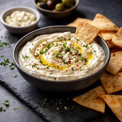 Cream feta cheese dip