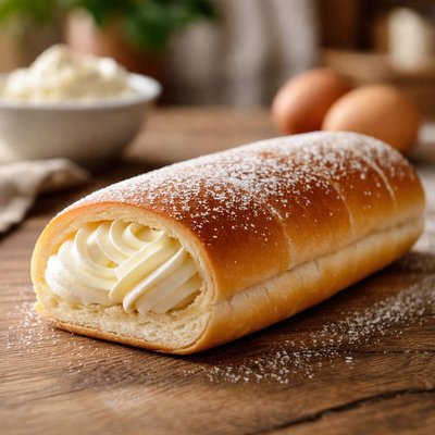 Cream filled roll