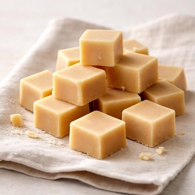Cream fudge sweets
