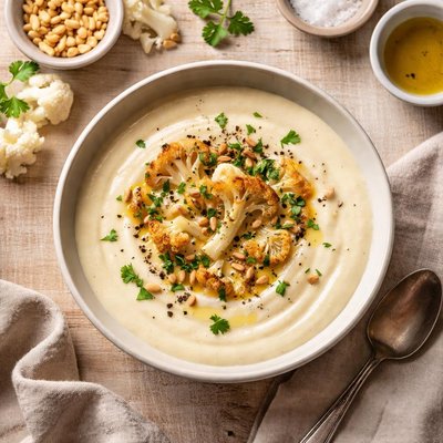 Cream of cauliflower soup