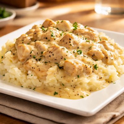 Cream of chicken gravy