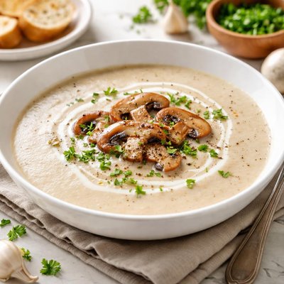 Cream of mushroom soup