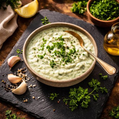 Cream parsley sauce