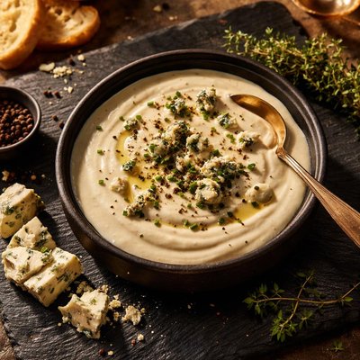 Cream sauce with blue cheese