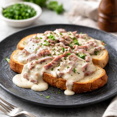 Creamed chipped beef sos