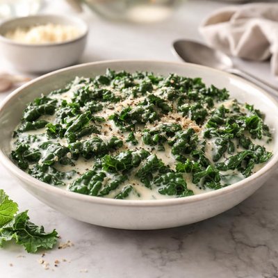 Creamed kale