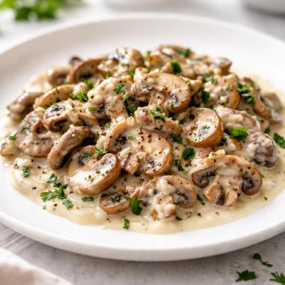 Creamed mushrooms