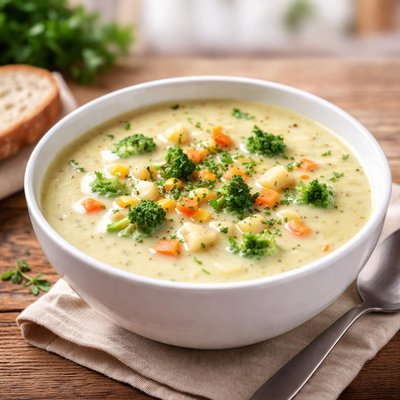 Creamed vegetable soup