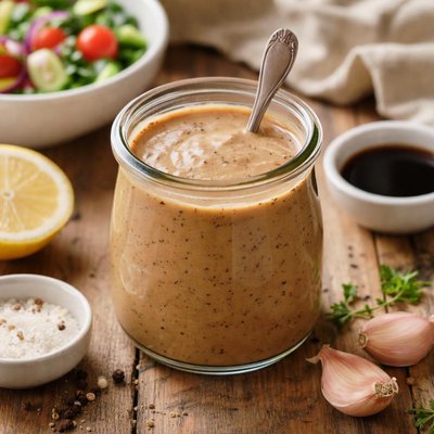 Creamy balsamic dressing