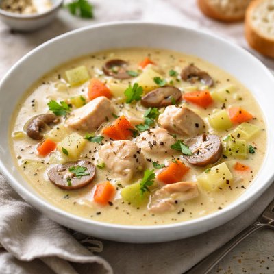 Creamy broth