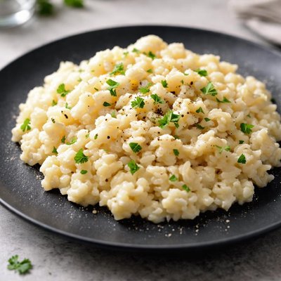 Creamy cauliflower rice