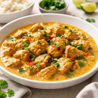Creamy chicken curry