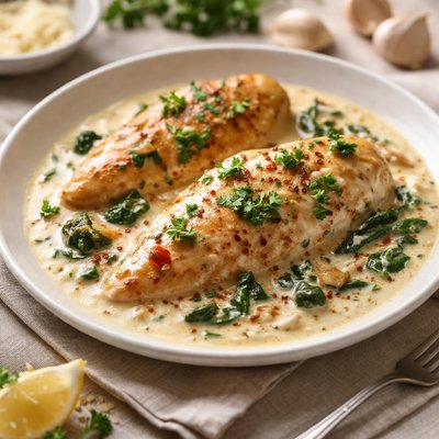 Creamy chicken dish