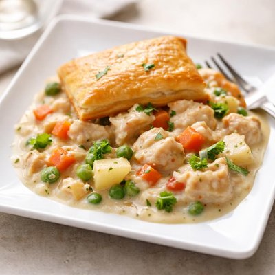 Creamy chicken pot